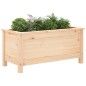 vidaXL Fioriera da Giardino 82,5x40x39 cm in Legno Massello di Pino vidaXL Fioriera da Giardino 82,5x40x39 cm in Legno Massello di Pino