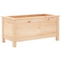 vidaXL Fioriera da Giardino 82,5x40x39 cm in Legno Massello di Pino vidaXL Fioriera da Giardino 82,5x40x39 cm in Legno Massello di Pino