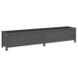 vidaXL Fioriera Rialzata Giardino Grigia 199,5x40x39 cm Massello Pino vidaXL Fioriera Rialzata Giardino Grigia 199,5x40x39 cm Massello Pino