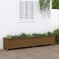 vidaXL Fioriera Rialzata da Giardino Ambra 199,5x40x39cm Massello Pino vidaXL Fioriera Rialzata da Giardino Ambra 199,5x40x39cm Massello Pino