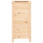 vidaXL Fioriera da Giardino 40x40x78 cm in Legno Massello di Pino