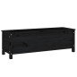 vidaXL Fioriera Rialzata Giardino Nera 119,5x40x39 cm Massello Pino vidaXL Fioriera Rialzata Giardino Nera 119,5x40x39 cm Massello Pino