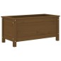 vidaXL Fioriera da Giardino Miele 82,5x40x39 cm Legno Massello di Pino vidaXL Fioriera da Giardino Miele 82,5x40x39 cm Legno Massello di Pino