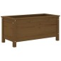 vidaXL Fioriera da Giardino Miele 82,5x40x39 cm Legno Massello di Pino vidaXL Fioriera da Giardino Miele 82,5x40x39 cm Legno Massello di Pino