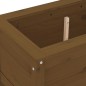 vidaXL Fioriera da Giardino Miele 82,5x40x39 cm Legno Massello di Pino vidaXL Fioriera da Giardino Miele 82,5x40x39 cm Legno Massello di Pino