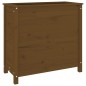 vidaXL Fioriera da Giardino Miele 82,5x40x78 cm Legno Massello di Pino vidaXL Fioriera da Giardino Miele 82,5x40x78 cm Legno Massello di Pino