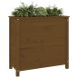 vidaXL Fioriera da Giardino Miele 82,5x40x78 cm Legno Massello di Pino vidaXL Fioriera da Giardino Miele 82,5x40x78 cm Legno Massello di Pino
