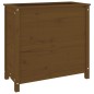 vidaXL Fioriera da Giardino Miele 82,5x40x78 cm Legno Massello di Pino vidaXL Fioriera da Giardino Miele 82,5x40x78 cm Legno Massello di Pino