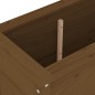 vidaXL Fioriera da Giardino Miele 82,5x40x78 cm Legno Massello di Pino vidaXL Fioriera da Giardino Miele 82,5x40x78 cm Legno Massello di Pino