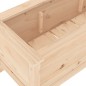 vidaXL Fioriera Rialzata da Giardino 199,5x40x39cm Legno Massello Pino vidaXL Fioriera Rialzata da Giardino 199,5x40x39cm Legno Massello Pino