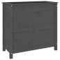 vidaXL Fioriera da Giardino Grigia 82,5x40x78cm Legno Massello di Pino vidaXL Fioriera da Giardino Grigia 82,5x40x78cm Legno Massello di Pino