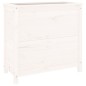 vidaXL Fioriera da Giardino Bianca 82,5x40x78cm Legno Massello di Pino vidaXL Fioriera da Giardino Bianca 82,5x40x78cm Legno Massello di Pino
