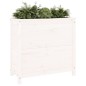 vidaXL Fioriera da Giardino Bianca 82,5x40x78cm Legno Massello di Pino vidaXL Fioriera da Giardino Bianca 82,5x40x78cm Legno Massello di Pino