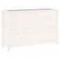 vidaXL Fioriera Rialzata Giardino Bianca 119,5x40x78 cm Massello Pino vidaXL Fioriera Rialzata Giardino Bianca 119,5x40x78 cm Massello Pino