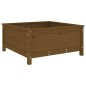 vidaXL Fioriera da Giardino Miele 82,5x82,5x39 cm Legno Massello Pino vidaXL Fioriera da Giardino Miele 82,5x82,5x39 cm Legno Massello Pino