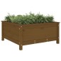 vidaXL Fioriera da Giardino Miele 82,5x82,5x39 cm Legno Massello Pino vidaXL Fioriera da Giardino Miele 82,5x82,5x39 cm Legno Massello Pino