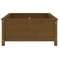 vidaXL Fioriera da Giardino Miele 82,5x82,5x39 cm Legno Massello Pino vidaXL Fioriera da Giardino Miele 82,5x82,5x39 cm Legno Massello Pino