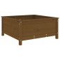 vidaXL Fioriera da Giardino Miele 82,5x82,5x39 cm Legno Massello Pino vidaXL Fioriera da Giardino Miele 82,5x82,5x39 cm Legno Massello Pino
