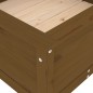 vidaXL Fioriera da Giardino Miele 82,5x82,5x39 cm Legno Massello Pino vidaXL Fioriera da Giardino Miele 82,5x82,5x39 cm Legno Massello Pino