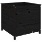 vidaXL Fioriera da Giardino Nera 82,5x82,5x78cm Legno Massello di Pino vidaXL Fioriera da Giardino Nera 82,5x82,5x78cm Legno Massello di Pino