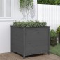 vidaXL Fioriera da Giardino Grigia 82,5x82,5x78cm Legno Massello Pino vidaXL Fioriera da Giardino Grigia 82,5x82,5x78cm Legno Massello Pino