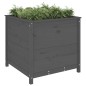 vidaXL Fioriera da Giardino Grigia 82,5x82,5x78cm Legno Massello Pino vidaXL Fioriera da Giardino Grigia 82,5x82,5x78cm Legno Massello Pino