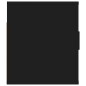 Mobile Porta TV a Parete Nero 100x34,5x40 cm Mobile Porta TV a Parete Nero 100x34,5x40 cm