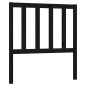 Testiera per Letto Nera 96x4x100 cm in Legno Massello di Pino Testiera per Letto Nera 96x4x100 cm in Legno Massello di Pino