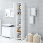 vidaXL Mobile da Bagno Bianco 30x30x183,5 cm in Legno tecnico vidaXL Mobile da Bagno Bianco 30x30x183,5 cm in Legno tecnico