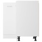 Armadio Angolare Bianco 75,5x75,5x80,5 cm in Legno Multistrato Armadio Angolare Bianco 75,5x75,5x80,5 cm in Legno Multistrato