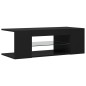 Mobile Porta TV con Luci LED Nero 90x39x30 cm Mobile Porta TV con Luci LED Nero 90x39x30 cm