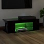 Mobile Porta TV con Luci LED Nero 90x39x30 cm Mobile Porta TV con Luci LED Nero 90x39x30 cm