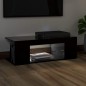 Mobile Porta TV con Luci LED Nero 90x39x30 cm Mobile Porta TV con Luci LED Nero 90x39x30 cm