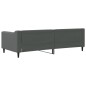 vidaXL Letto da Giorno Grigio 90x200 cm in Tessuto vidaXL Letto da Giorno Grigio 90x200 cm in Tessuto