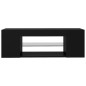 Mobile Porta TV con Luci LED Nero 90x39x30 cm Mobile Porta TV con Luci LED Nero 90x39x30 cm