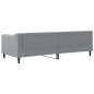 vidaXL Letto da Giorno Grigio Chiaro 80x200 cm in Tessuto