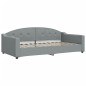 vidaXL Letto da Giorno Grigio Chiaro 100x200 cm in Tessuto vidaXL Letto da Giorno Grigio Chiaro 100x200 cm in Tessuto