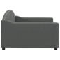 vidaXL Letto da Giorno Grigio Scuro 100x200 cm in Tessuto vidaXL Letto da Giorno Grigio Scuro 100x200 cm in Tessuto