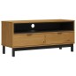 vidaXL Mobile TV FLAM 110x40x50 cm in Legno Massello di Pino vidaXL Mobile TV FLAM 110x40x50 cm in Legno Massello di Pino