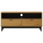 vidaXL Mobile TV FLAM 110x40x50 cm in Legno Massello di Pino vidaXL Mobile TV FLAM 110x40x50 cm in Legno Massello di Pino