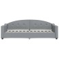 vidaXL Letto da Giorno Grigio Chiaro 80x200 cm in Tessuto vidaXL Letto da Giorno Grigio Chiaro 80x200 cm in Tessuto