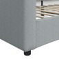 vidaXL Letto da Giorno Grigio Chiaro 80x200 cm in Tessuto vidaXL Letto da Giorno Grigio Chiaro 80x200 cm in Tessuto