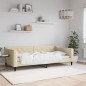 vidaXL Letto da Giorno Crema 100x200 cm in Tessuto vidaXL Letto da Giorno Crema 100x200 cm in Tessuto