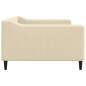 vidaXL Letto da Giorno Crema 100x200 cm in Tessuto vidaXL Letto da Giorno Crema 100x200 cm in Tessuto