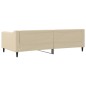 vidaXL Letto da Giorno Crema 100x200 cm in Tessuto vidaXL Letto da Giorno Crema 100x200 cm in Tessuto