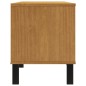 vidaXL Mobile TV FLAM 158x40x50 cm Anta in Vetro Massello di Pino vidaXL Mobile TV FLAM 158x40x50 cm Anta in Vetro Massello di Pino
