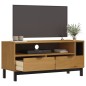 vidaXL Mobile TV FLAM 110x40x50 cm in Legno Massello di Pino vidaXL Mobile TV FLAM 110x40x50 cm in Legno Massello di Pino