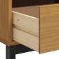 vidaXL Mobile TV FLAM 110x40x50 cm in Legno Massello di Pino vidaXL Mobile TV FLAM 110x40x50 cm in Legno Massello di Pino