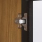 vidaXL Scaffale per Credenza Anta in Vetro FLAM Legno Massello di Pino vidaXL Scaffale per Credenza Anta in Vetro FLAM Legno Massello di Pino