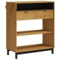 vidaXL Tavolino da Bar FLAM 92x45x110 cm in Legno Massello di Pino vidaXL Tavolino da Bar FLAM 92x45x110 cm in Legno Massello di Pino